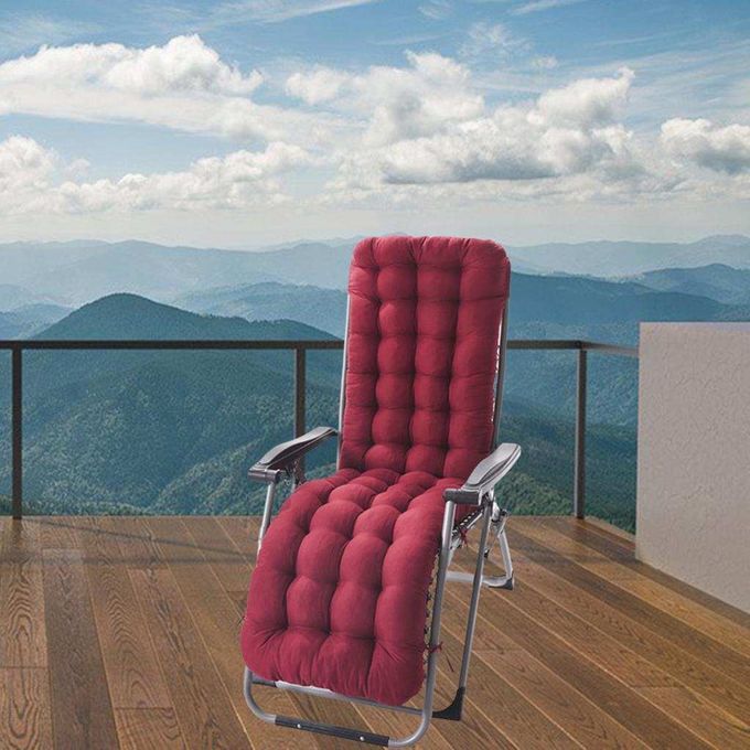 Soft Garden Pad Office Chair Seat Cushions Beach Seat Pad Wine Red A