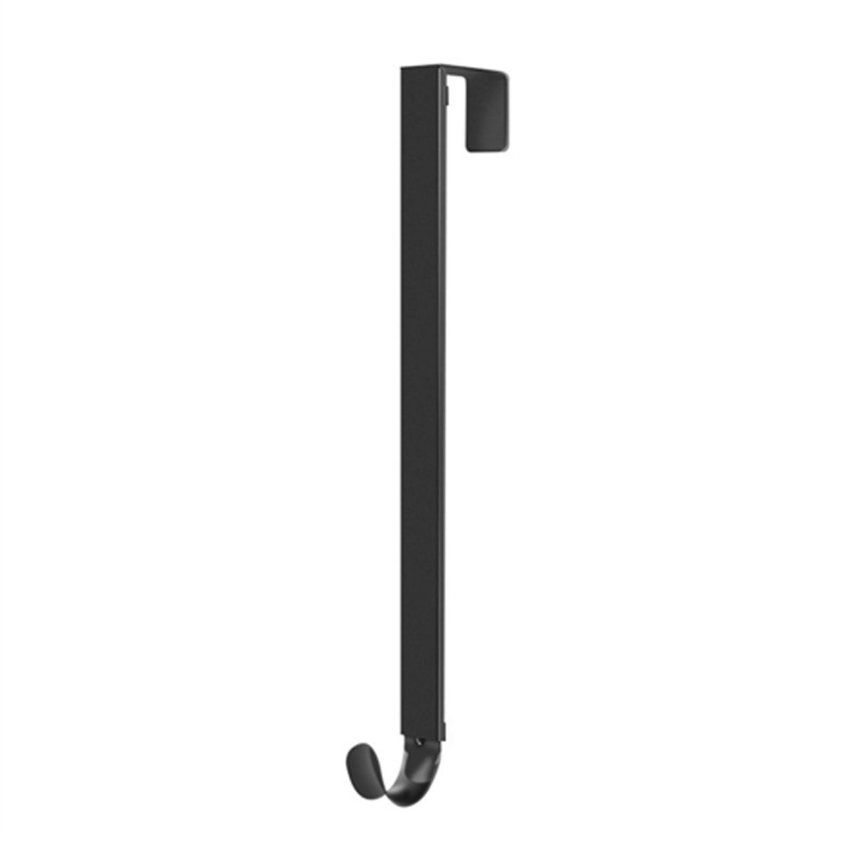 Versatile Metal Door Hanger Space-saving Organizer for Christmas Black