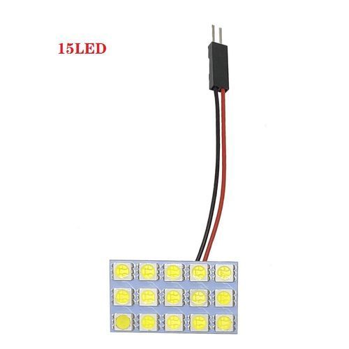 Car Panel Reading Dome Interior Bulb Roof Lights 15 LED