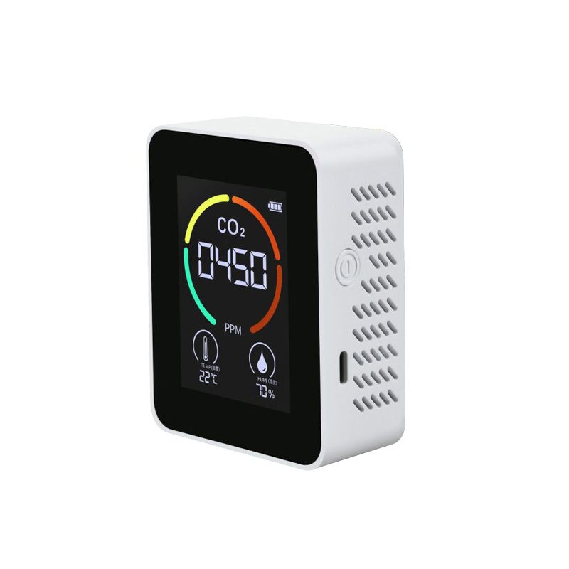 CO2 Air Monitor Carbon Dioxide Detector Greenhouse Warehouse Air Quality Temperature Humidity Monitor Fast Measurement Meter