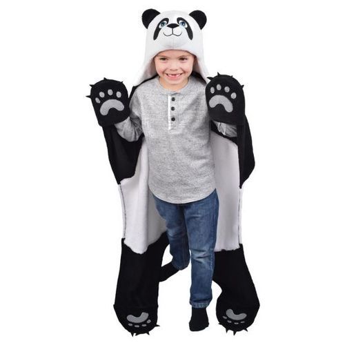 Wild Things Panda Bear Wearable Hooded Blanket