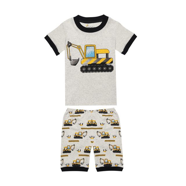 2 3 4 5 6 7 8 Yrs Boys Pajamas For Kids Children Sleepwear Short Pajama Sets