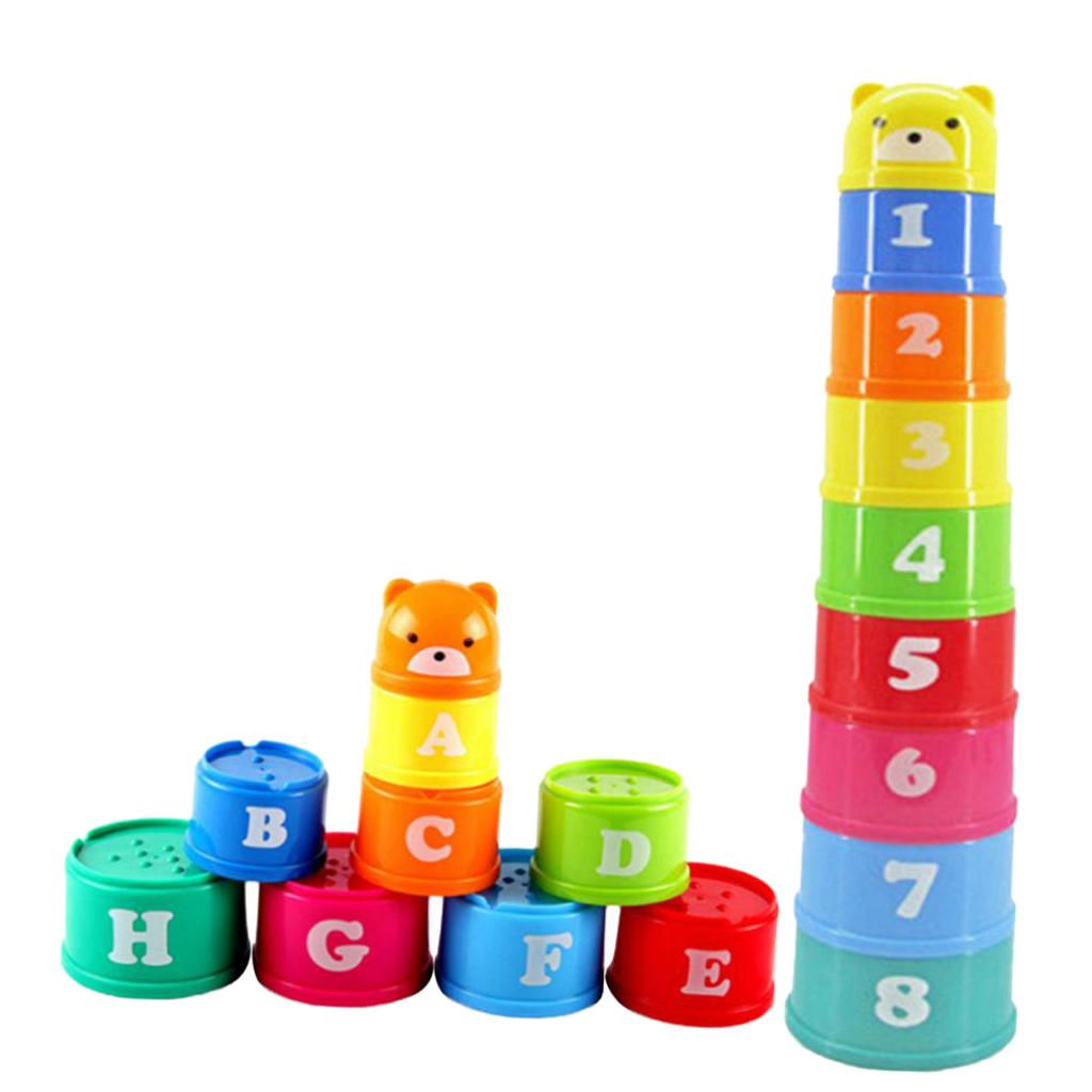 Educational Toy Stacking Blocks Stack Up Cups Learning