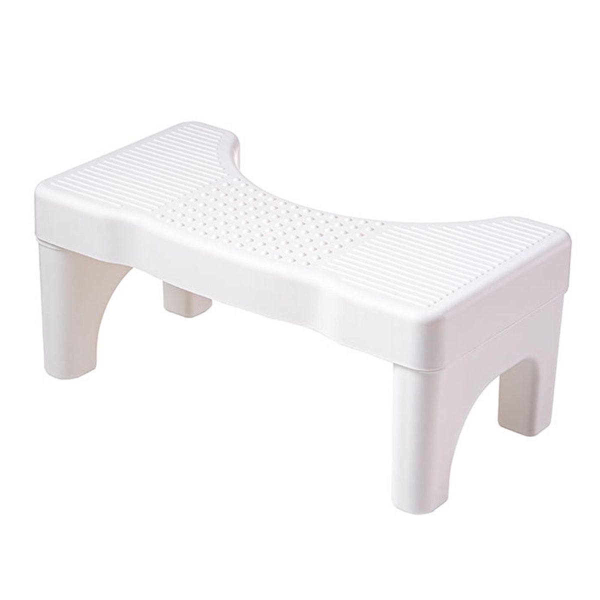 Pregnant Women Potty Stool Squatease Portable Non-slip Toilet for Ages White