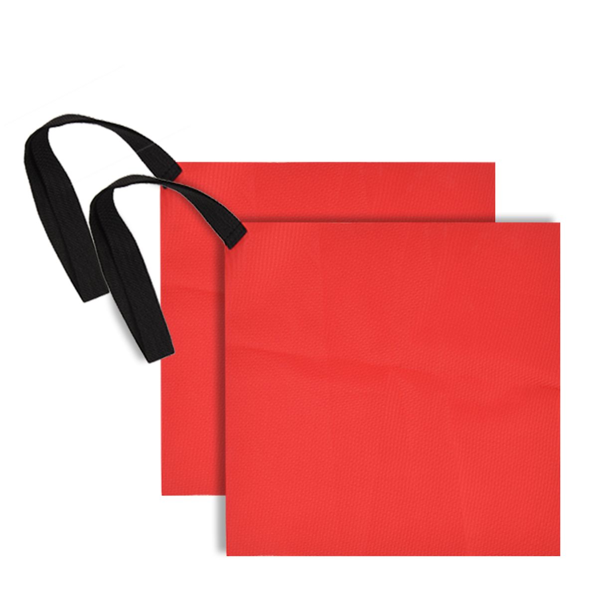 2pcs Kayak Tow Flags Red Safety Hooked Kayak Flag For Boat