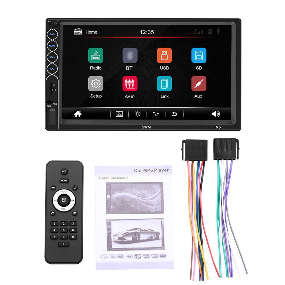 N6 7in Multi-language Car BT MP5 Player Auto Touched Screen
