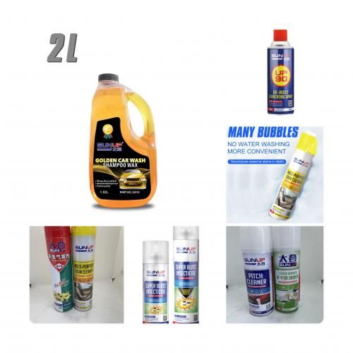 6 In 1 Car Wash Shampoo, Cleaning Foam , De-rust  SUN UP