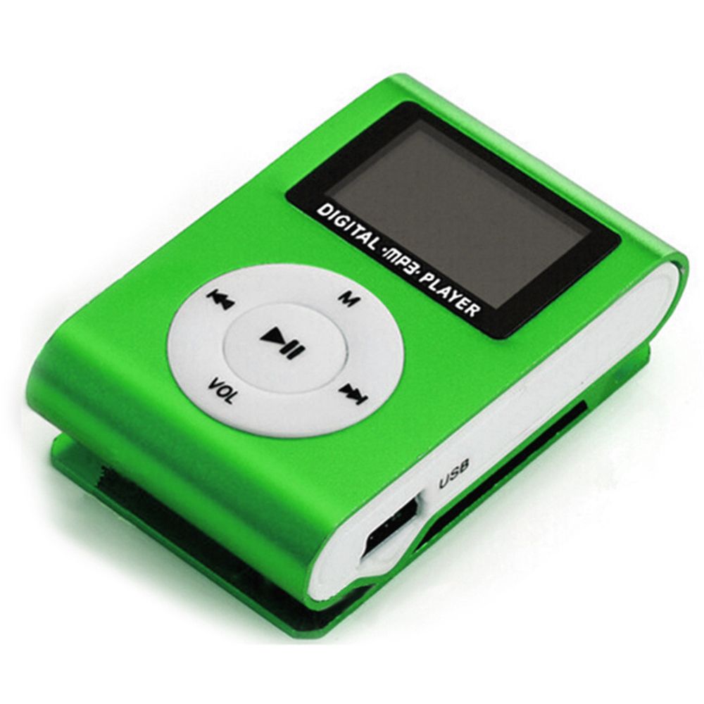 Mini Portable MP3 Music Player Metal Clip-on MP3 Player