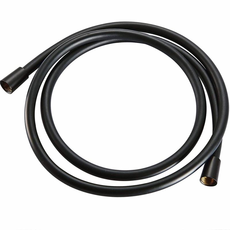 1.5m/2m Shower Hose Flexible Matt Black