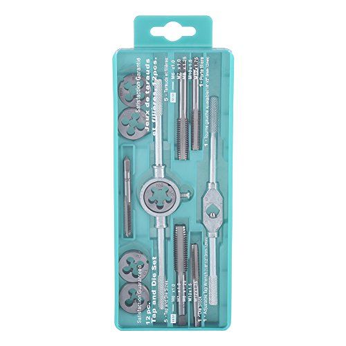 Tap And Die Set 12pcs M6M12 Screw Nut Thread Taps Dies With