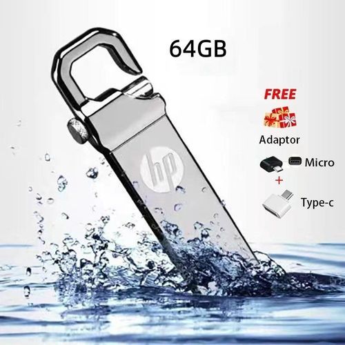 Pen Flash Drive 3.0 32GB - Metal OTG Micro USB Type-C