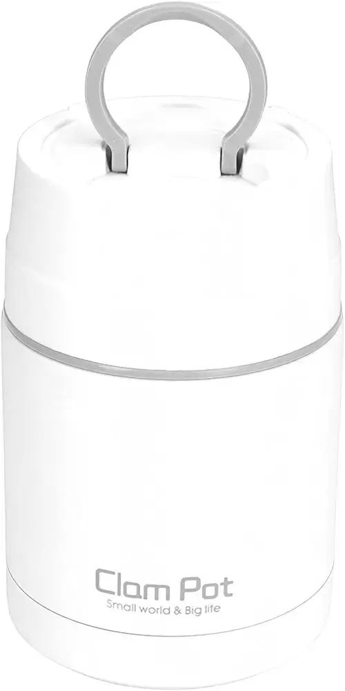 Clam Pot Insulated Stainless Steel Food Flask - 1000ml