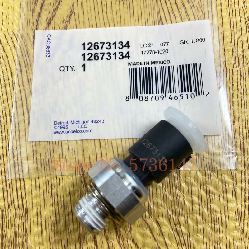 Engine Oil- Pressure Sensor Switch For Chevrolet Cadillac Silve GMC 2009- Hummer H2 H3 Pontiac OEM# 12673134 12621234
