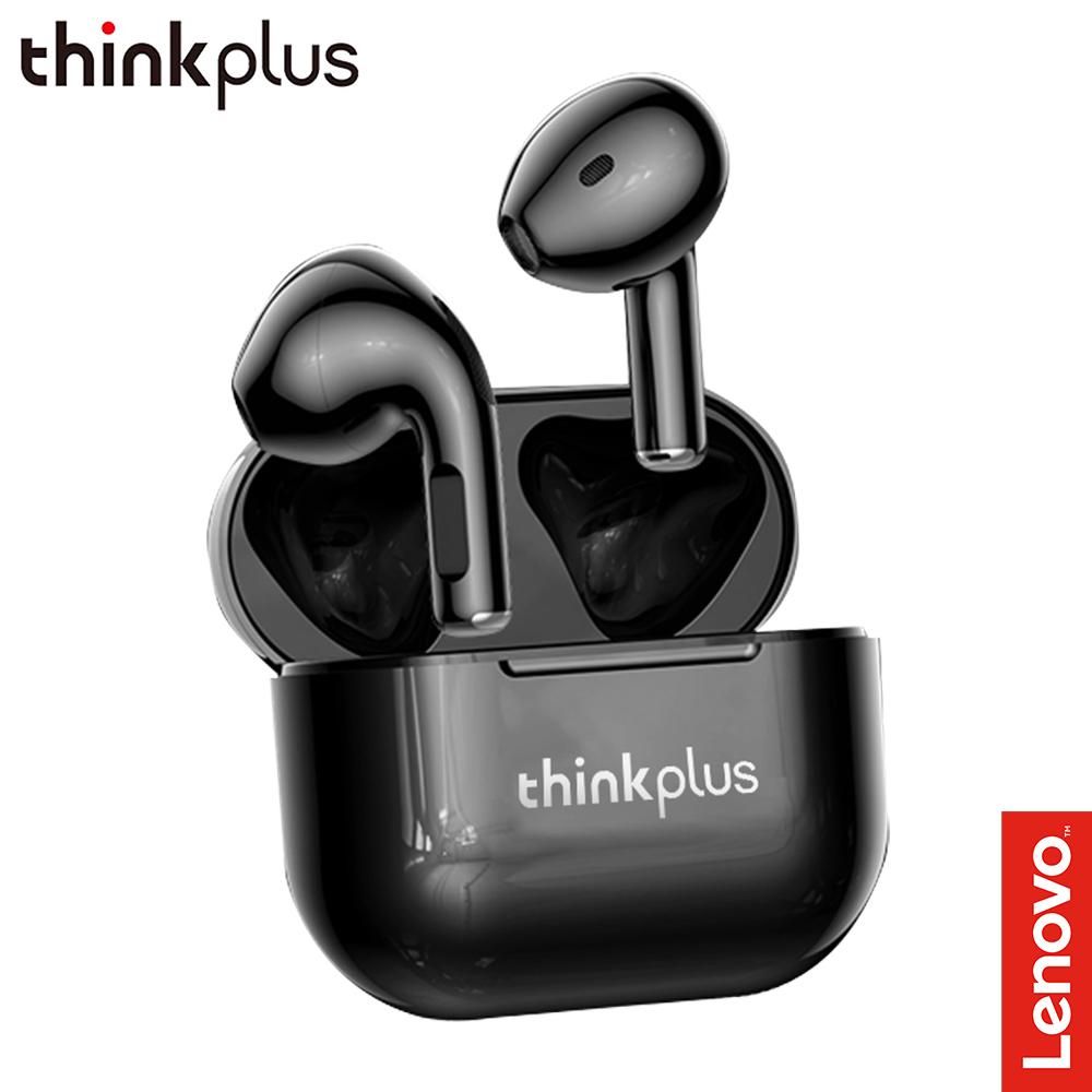 Thinkplus LivePods LP40 Semi-in-ear Earphones BT 5.0 Headphones True Wireless Earbuds with Touch Control Hands-Free Call Stereo Sound Noise Canceling Waterproof Binaural Design Headsets with MIC Type-C Interface for Gaming Sp