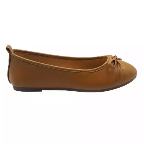Ladies' Flat Shoes - Brown