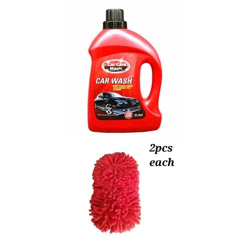 Car Wash - 2L & Sponge  - 2 Pieces Each