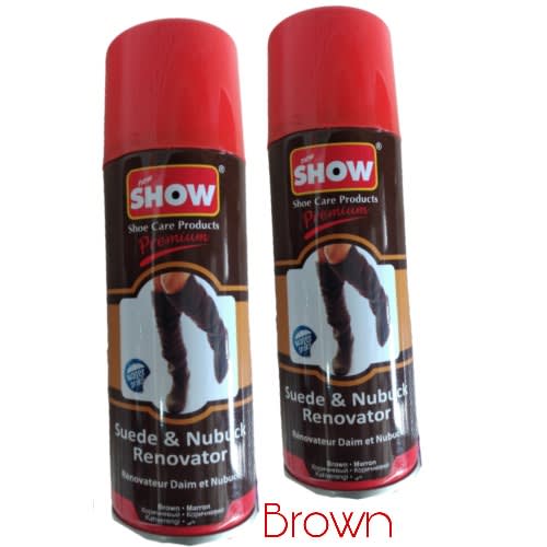 Suede Shoe Spray Polish - Brown - 2pcs
