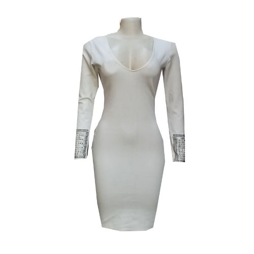 Ladies Designer Dress- off White