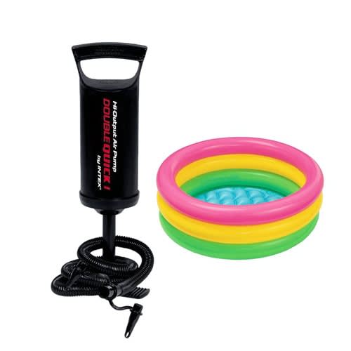 Outdoor Inflatable Swimming Pool For Kids + Air Pump