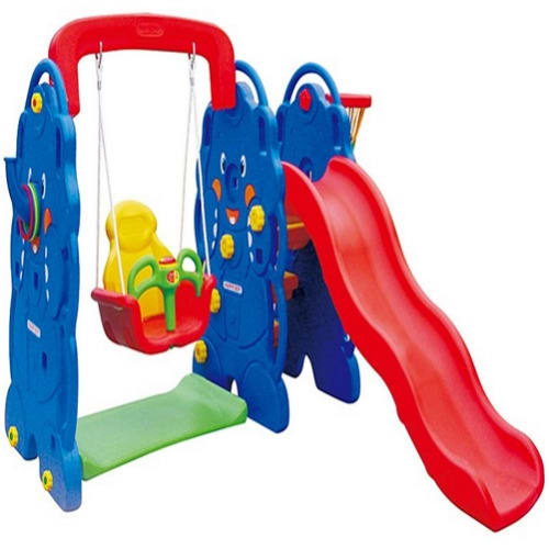 Rabbit Slide with Swing and Basketball
