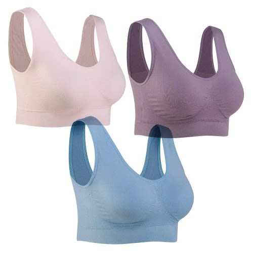 Seamless Sport Bra Set Of 3