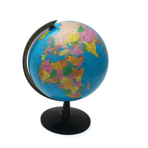 Electric LED World Globe Map - Hard Case - 32cm