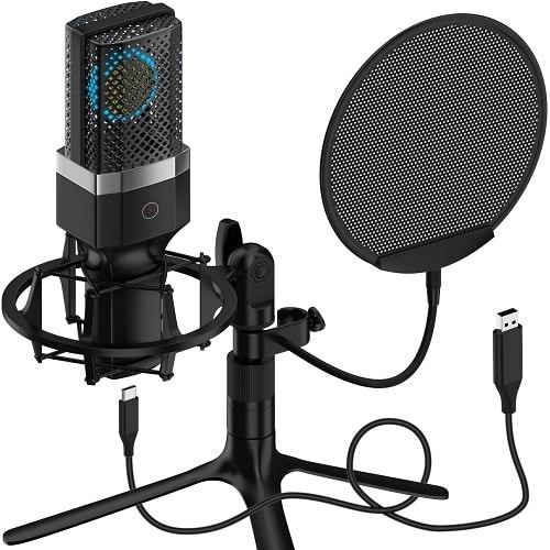 Micpro X1 Usb Condenser Recording Microphone Kit With Stand Shock Mount
