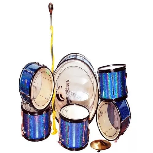 Marching Parade Drum Set - 6 Pieces