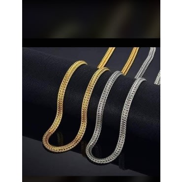 Cuban 2pcs - Gold & Silver