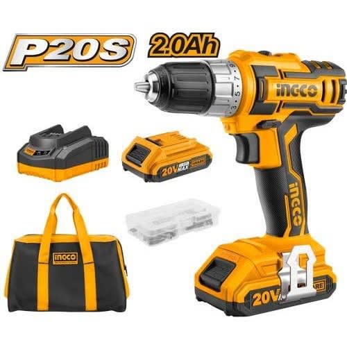 Ingco Industrial Lithium-ion Cordless Drill - 20v