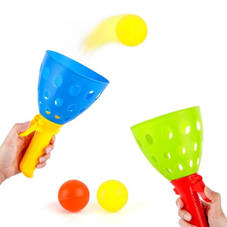 2 Sets Children Toy Parent-Child Catapult Ball Kit