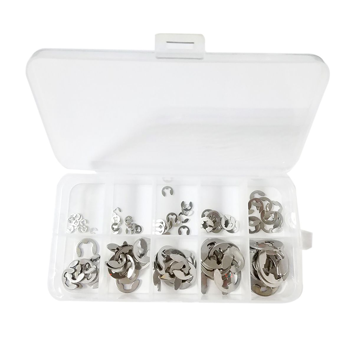 120PCS Stainless E Shape Clip Circlip Pin Retaining Snap