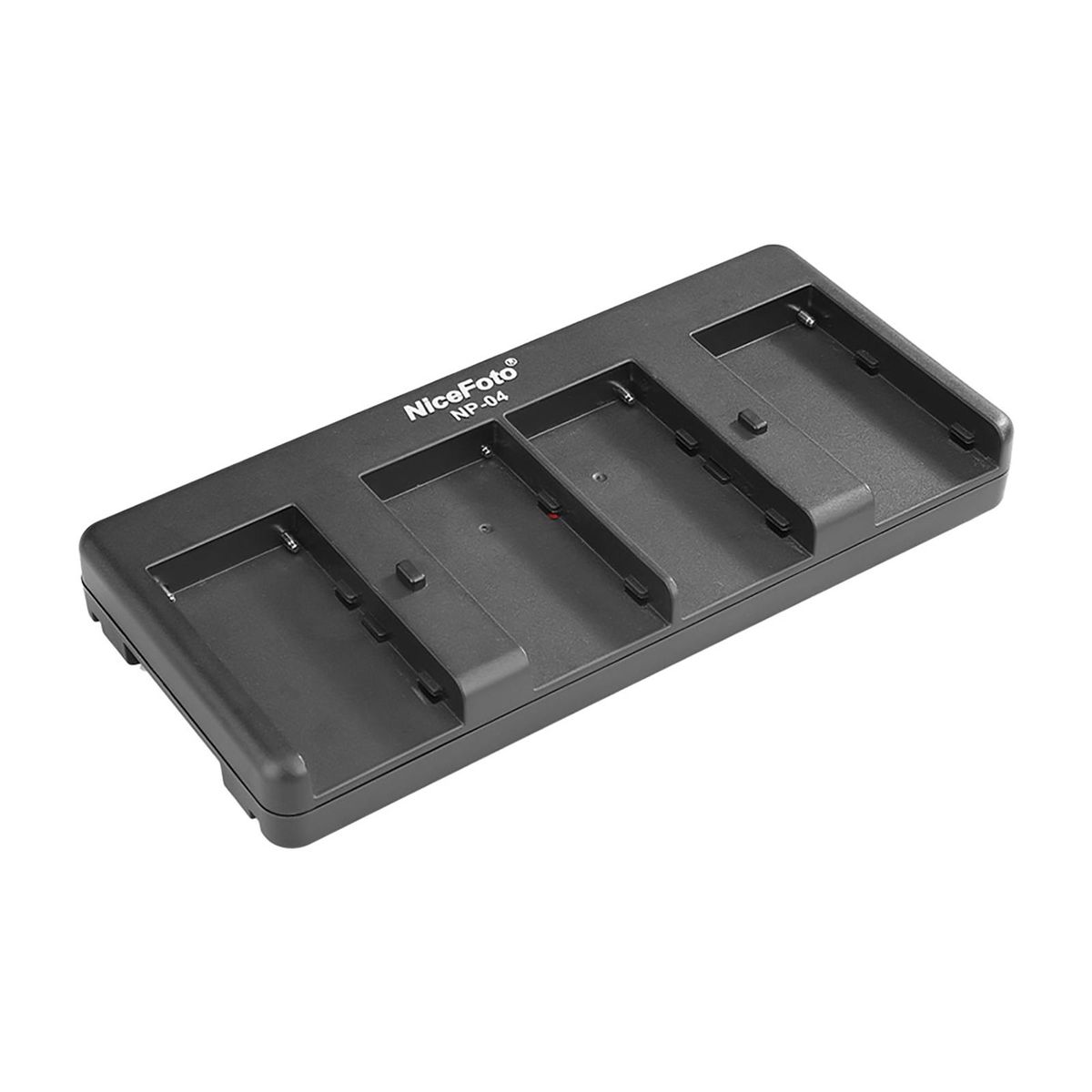 NiceFoto NP-04 NP-F Battery to V-Mount Battery Converter Adapter Plate 4-slot for Sony NP-F970/F750/F550 Battery for LED Video Light