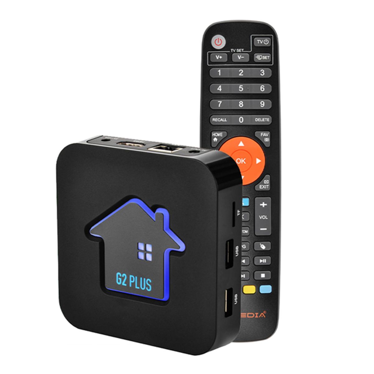 1 Set TV-Box Multi-Language Set-Top Box UK Plug