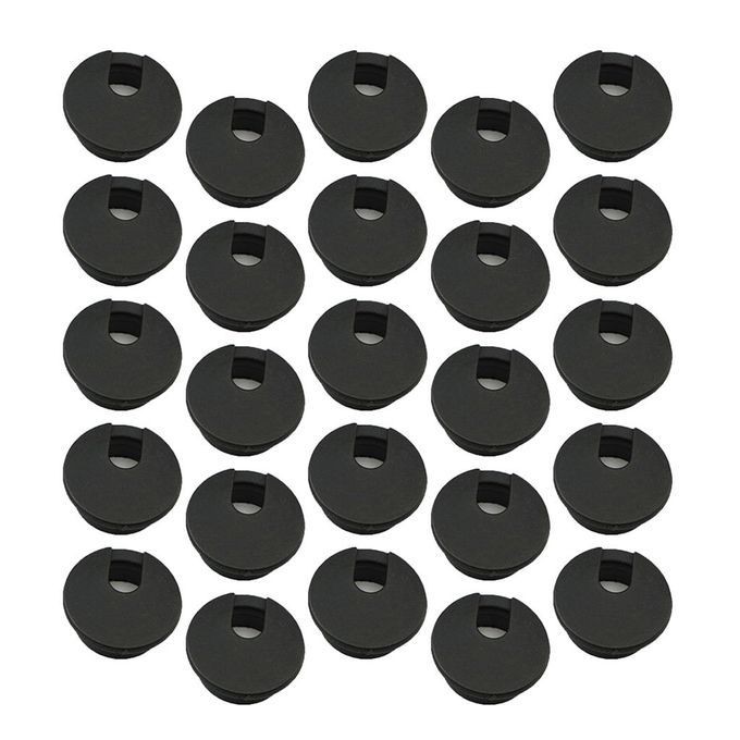 40Pcs Computer Desk Table Grommet Cable Port Wire Hole Cover 35mm 1