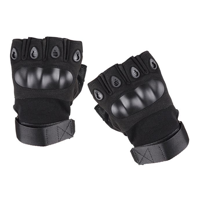 Outdoor Half Finger  Anti-Skid Sport  For Hiking M M Black