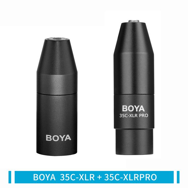 Boya 35c-Xlr Pro Audio Adapter 3.5mmtrs Mini-Jack Female