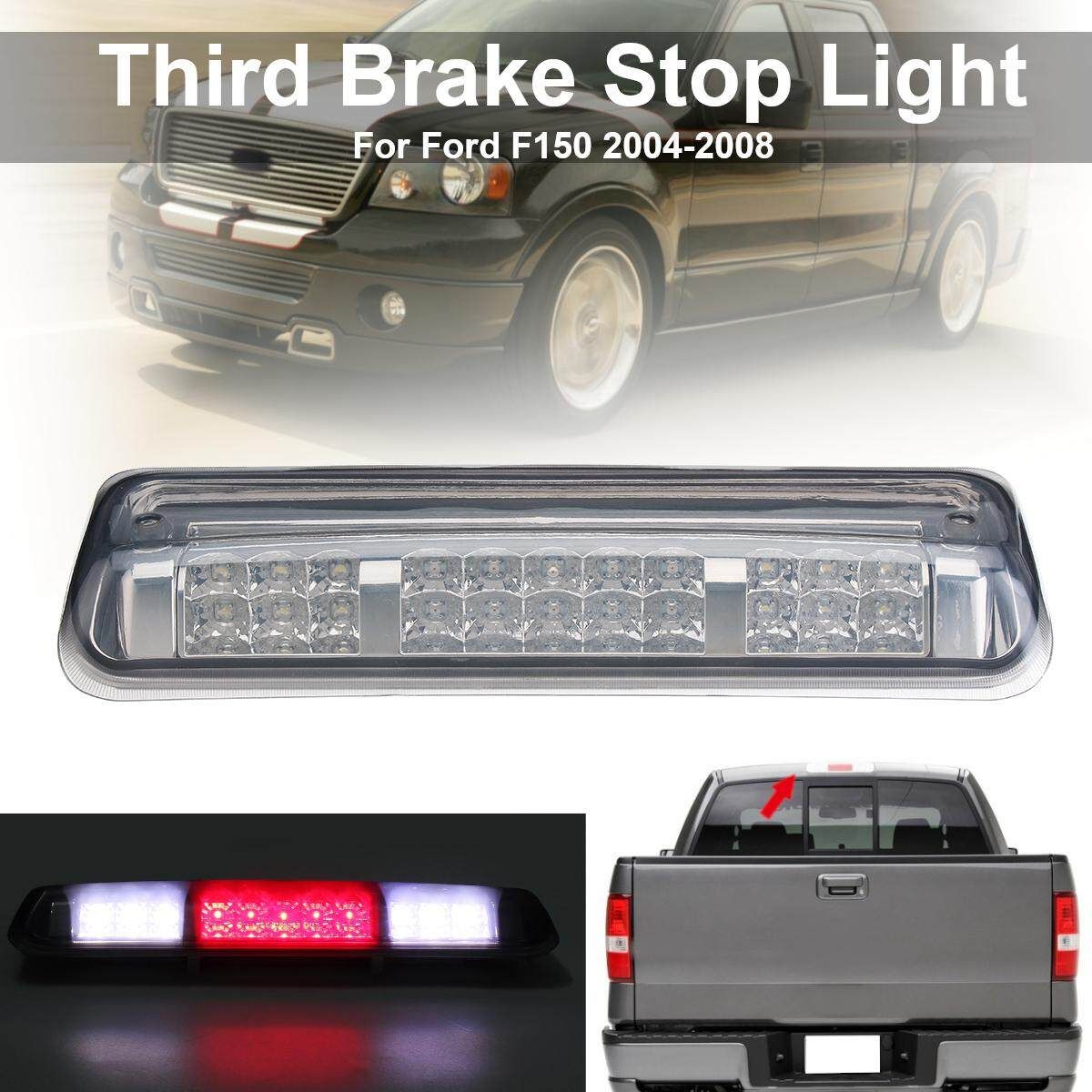 For Ford F150 2004-2008 Explorer Sport 2007-2010 LED Black Tail 3rd Brake Cargo Light Stop Lamp