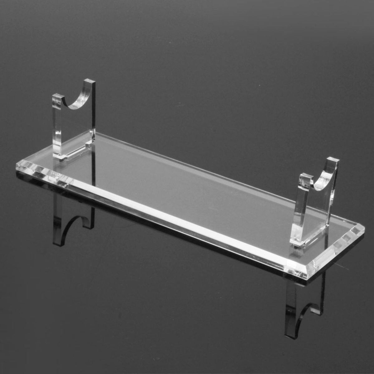 Clear Antique Collectible  Stand  Display Clear