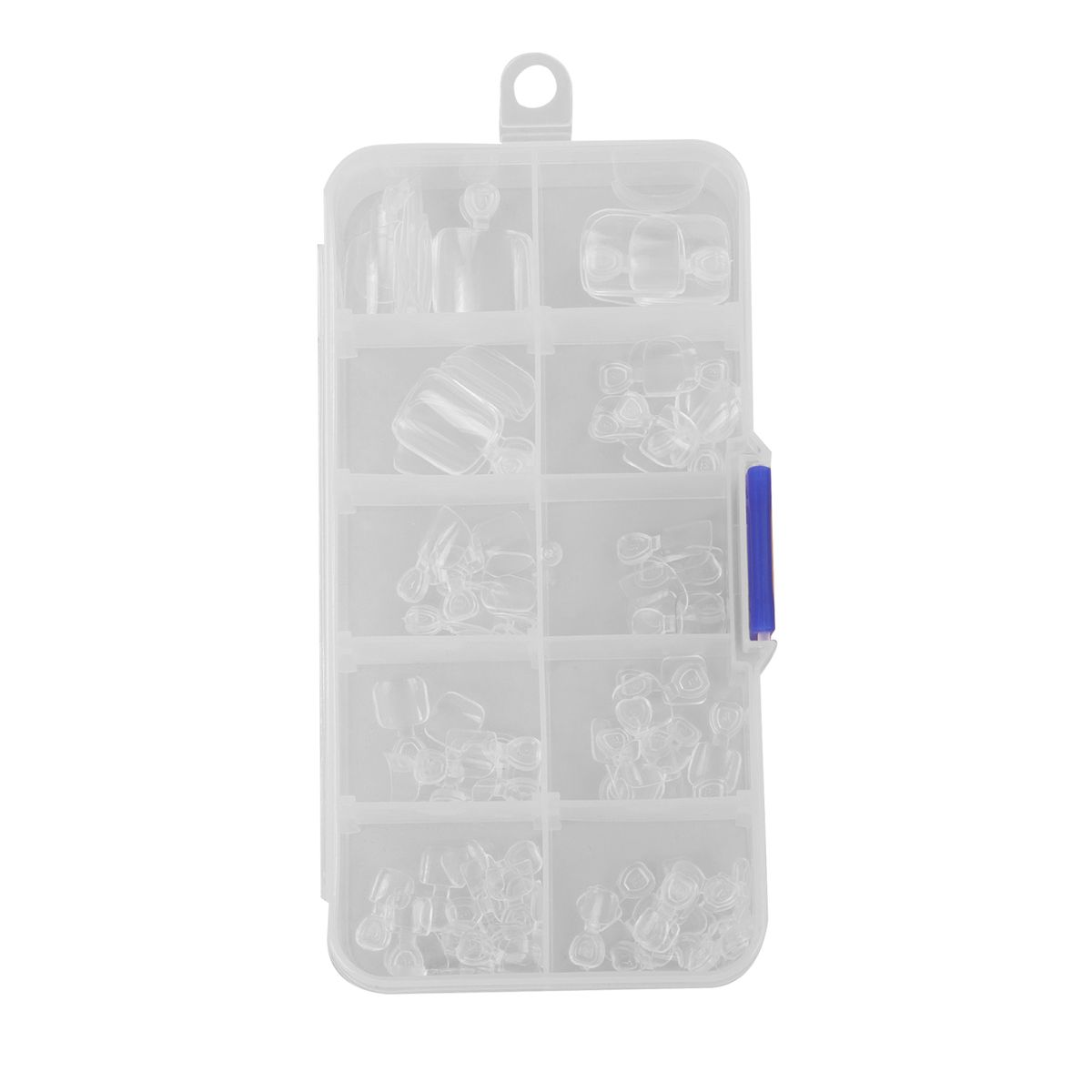 100 Pcs Fake Toenails Tips 10 Sizes False Toenails Full