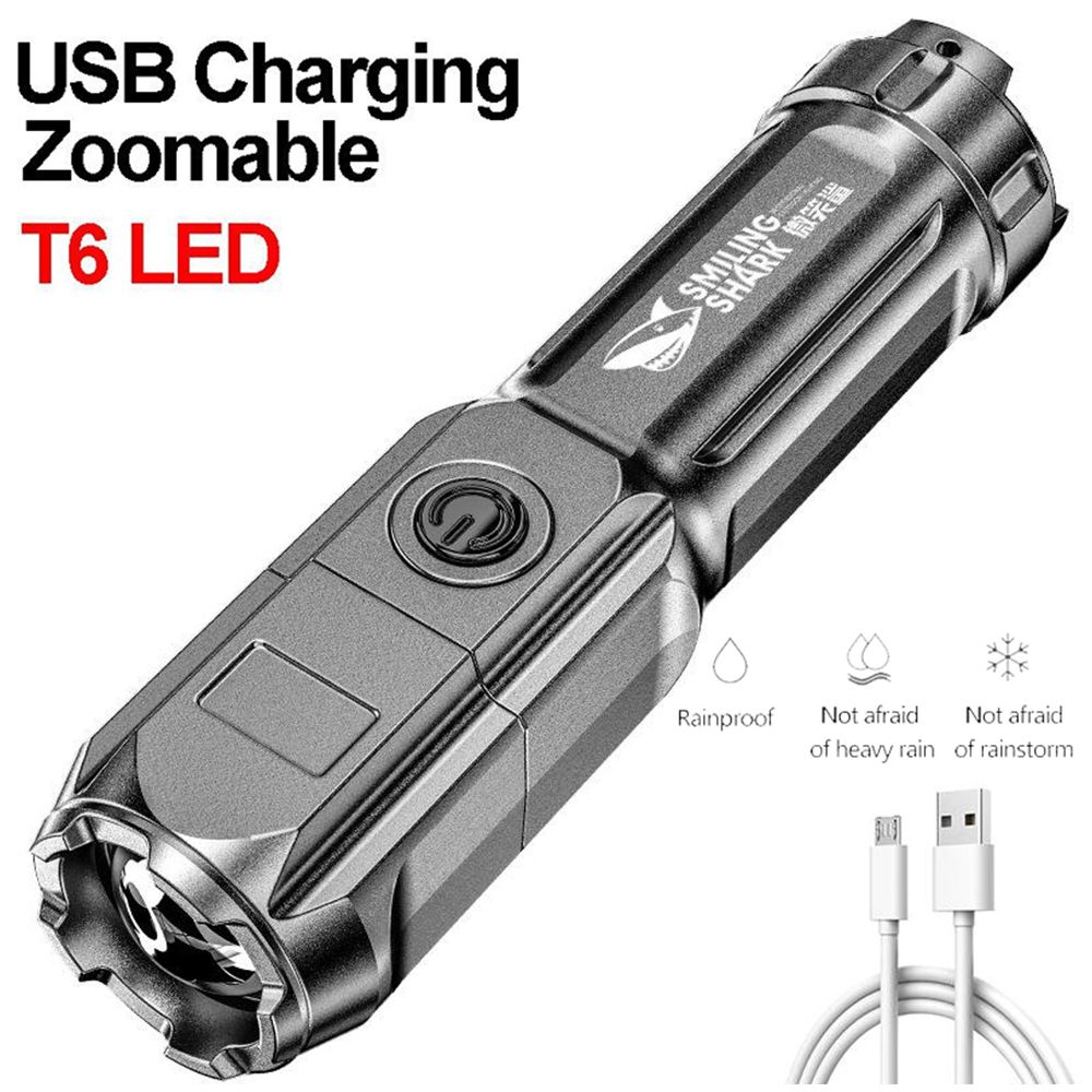 SMILING SHARK Outdoor Camping Flashlight G3 High-brightness