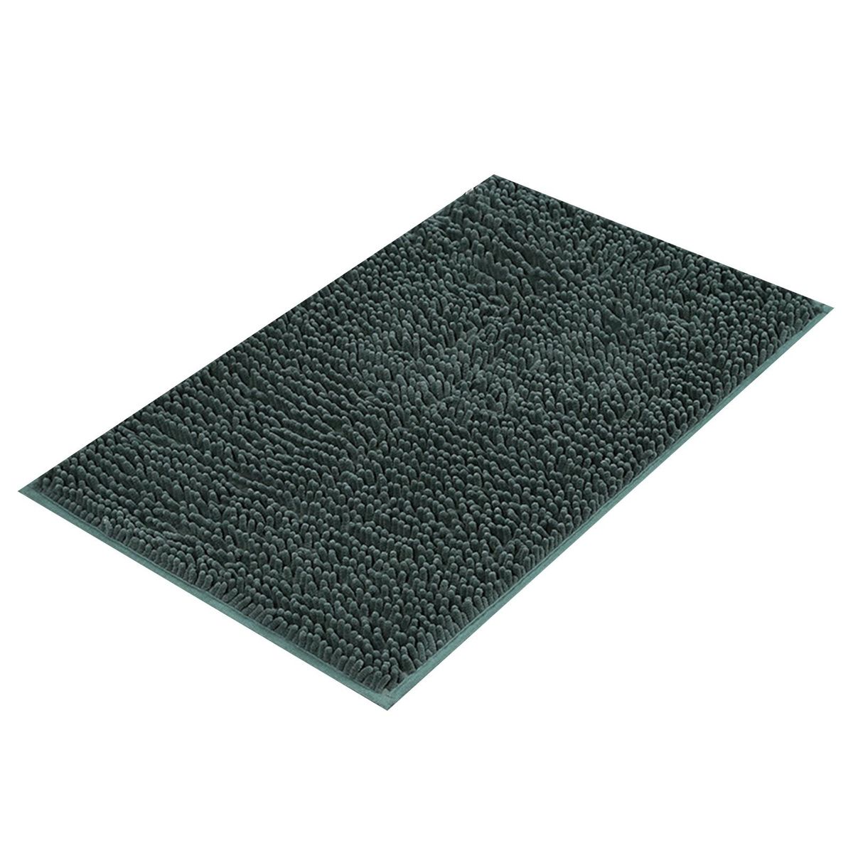 Floor Mat Shower Toilet Hallway Short Velvet Floor Rug Green