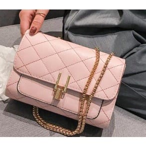 Incense Wind Chain Shoulder Bag - Pink