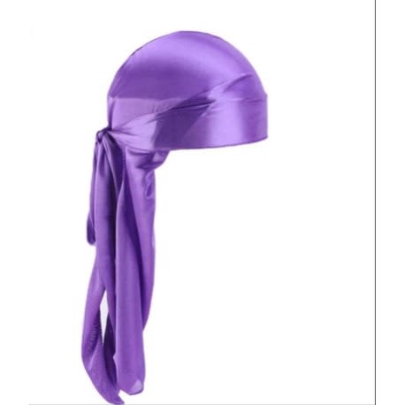 Silk Plain Durag- Purple