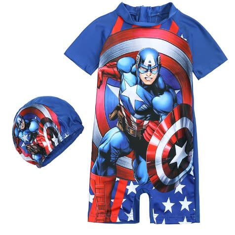 Captain America Swimming Set