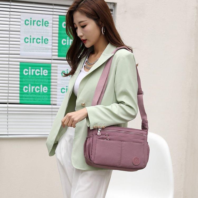 Chibao Nylon Crossbody Bag for Women 2021 New Fashion Middle aged Women's Bag Korean Version One
