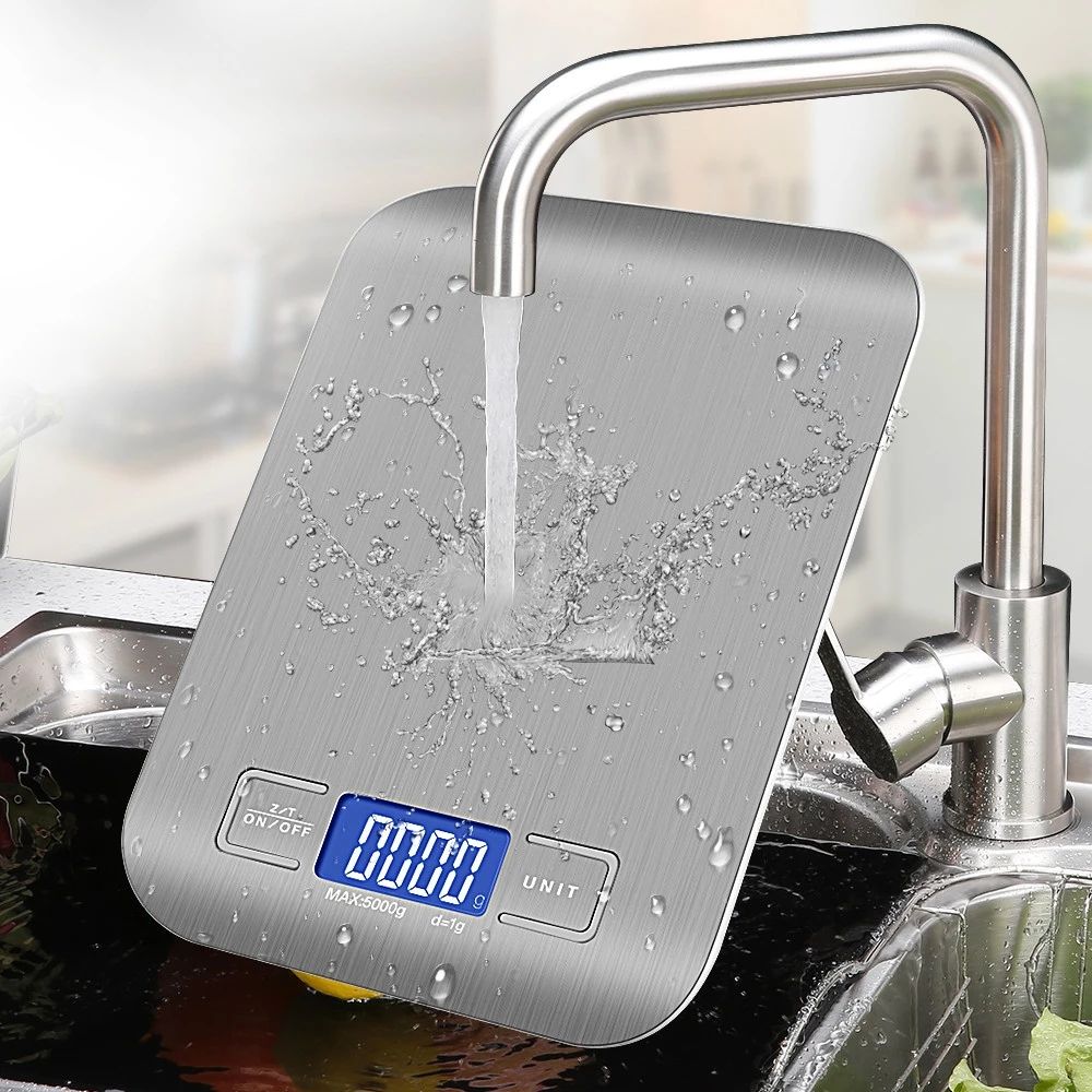 10Kg Kitchen Scales Stainless Steel Weighing For Food
