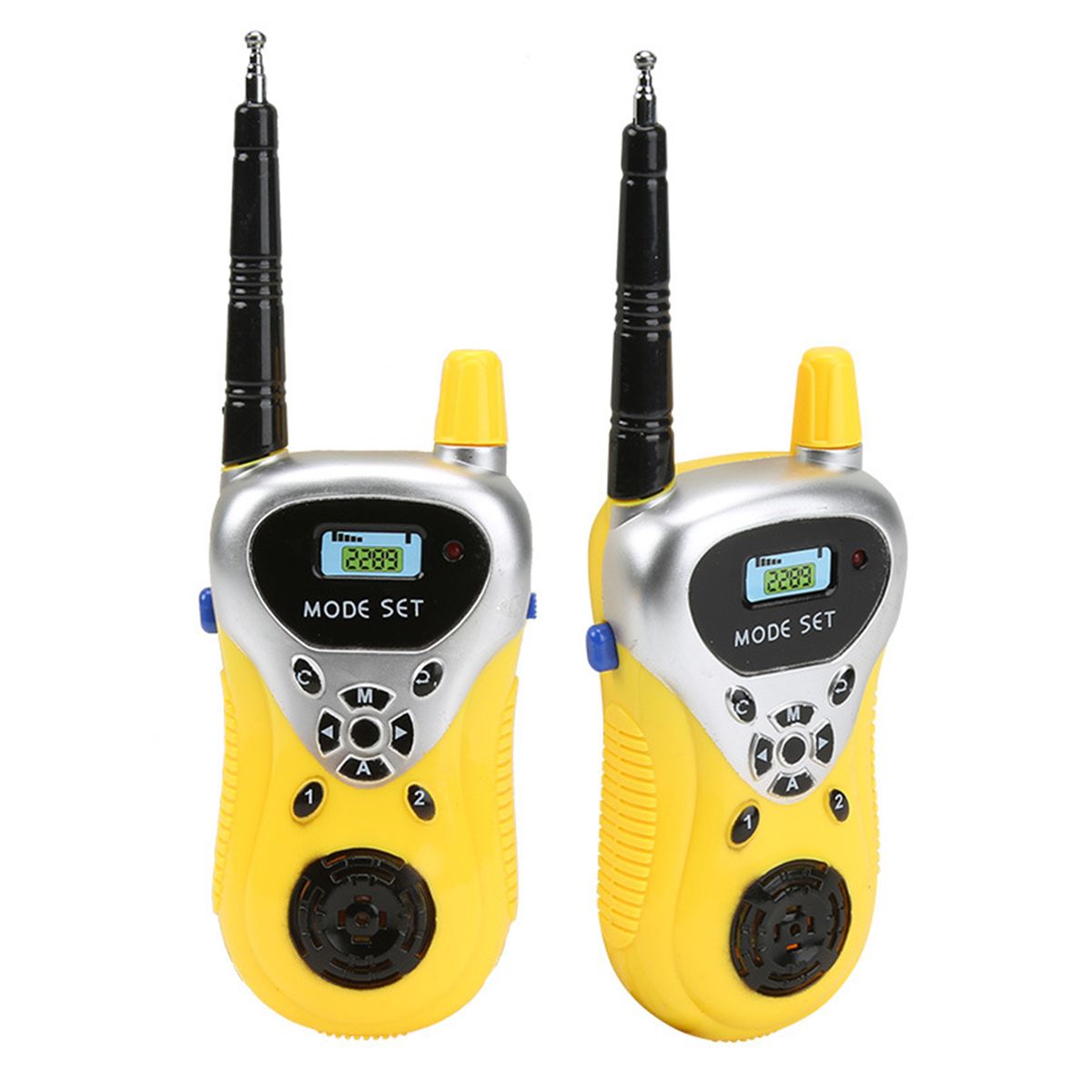 2Pcs/Set Children Walkie Talkie Remote Wireless-Yellow