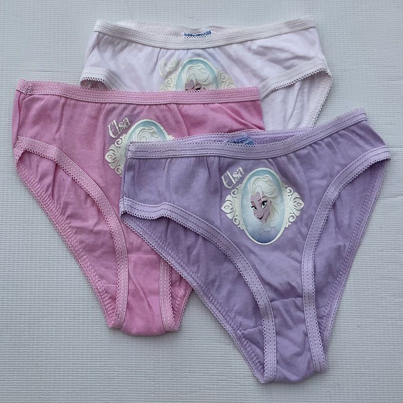 Set Of 3 Frozen Girls Briefs