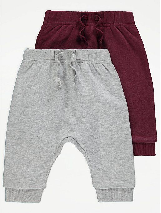 Plain Joggers 2 Pack